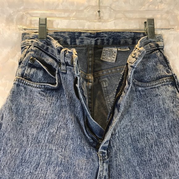 Vintage 80's  Acid Wash High Waist Mom Jeans Bows - Picture 10 of 10